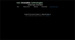 Desktop Screenshot of new-itechnologies.com
