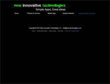 Tablet Screenshot of new-itechnologies.com